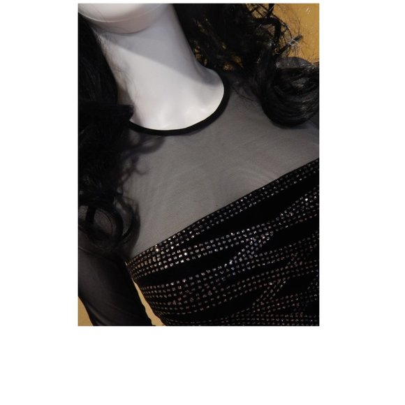 Tadashi SIXE XS BLACK VELVET - Picture 13 of 15